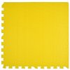 Pěnová puzzle na zem Divio Pěnový koberec MAXI COLOR 1 ks 62x62x1 cm žlutý
