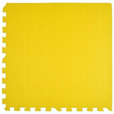 Divio Pěnový koberec MAXI COLOR 1 ks 62x62x1 cm žlutý – Zboží Mobilmania