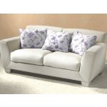 Dadka krep Kvítí fialové na bílém 70 x 90 cm – Zbozi.Blesk.cz