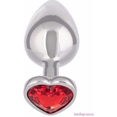 California Exotic Novelties Anální kolík se srdíčkem Jewel Large – Zboží Dáma