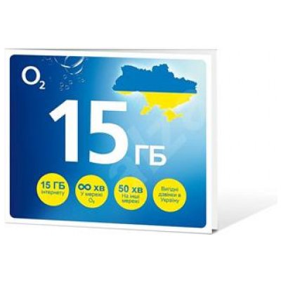 O2 GO SIM KARTA - UKRAJINA 15GB – Zboží Živě