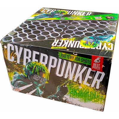 Sestavený ohňostroj CYBERPUNKER BEST PRICE 100 ran 30mm – Zboží Dáma
