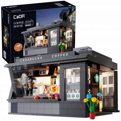 CADA Kavárna Starbucks s LED osvětlením 768 ks