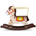 Milly Mally dřevěný houpací kůň Lucky 18 hnědý – Sleviste.cz