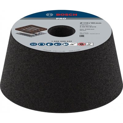 BOSCH Kónický brusný hrncový kotouč PRO Metal, 90 x 110 x 55 mm, G60 1608600234 – Sleviste.cz
