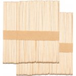 ACTIVESHOP Dřevěná špachtle střední 114x10x2 mm 100 ks – Zboží Dáma