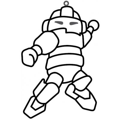 Amos Závěsná plastová sklíčka k vybarvení barvami na sklo cca 8 cm 82 – Zboží Mobilmania