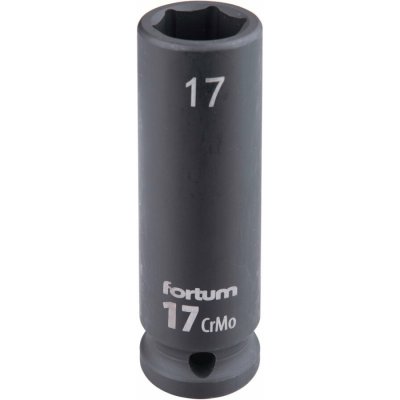 FORTUM 4703217 hlavice 1/2" nástrčná 17mm úderová průmyslová 78mm prodloužená CrMoV – Zbozi.Blesk.cz