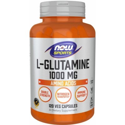 NOW L-Glutamine 120 kapslí – Zboží Mobilmania