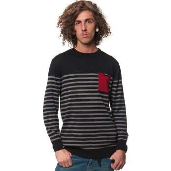 Horsefeathers spin sweater black