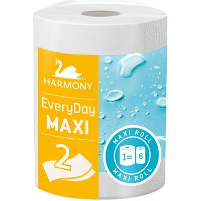 Harmony Kuchyňské utěrky Everyday Maxi 2vrstvé, 1 role 71m – Zboží Dáma