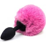 AfterDark Butt Plug with Pompon Black/Pink Size S – Hledejceny.cz