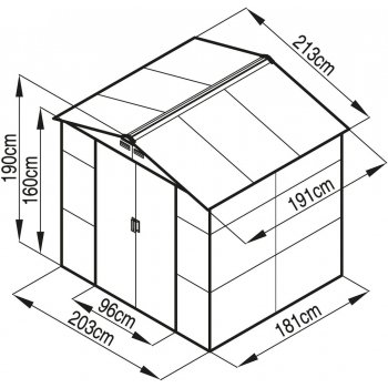 G21 GAH 407 213 x 191 cm hnědý