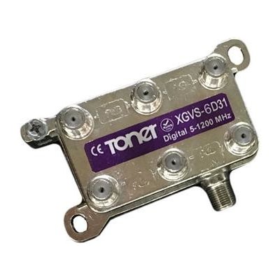 Toner Anténní rozbočovač XGVS-6D31, DOCSIS 3.1, 6 x 9 dB – Zboží Mobilmania