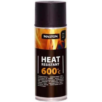 Maston spray HEAT RESISTANT 600°C BLACK MATT černá matná 400ml