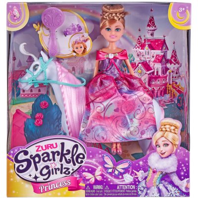 Alltoys Princezna Sparkle Girlz s koněm – Zboží Mobilmania