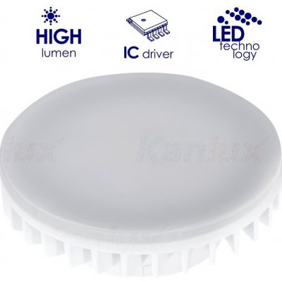 Kanlux Žár.LED 9W-57 GX53 4000K 110°