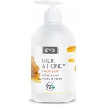Eva Natura Zvláčňující tekuté mýdlo Mléko & Med 500 ml – Sleviste.cz