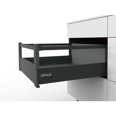 Cemux A BOX zásuvka vnitřní antracit H199 500 mm – Zboží Dáma