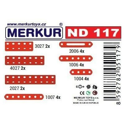 Merkur ND 117 pásky a tvarované pásky – Zboží Živě