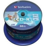 Verbatim CD-R 700MB 52x, Super AZO, spindle, 50ks (43343) – Zbozi.Blesk.cz