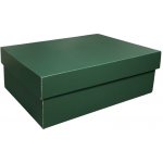 Dárková krabice s víkem 300x200x100 mm, tmavě zelená – Hledejceny.cz