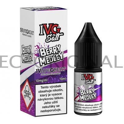 IVG E-Liquids Salt Berry Medley 10 ml 20 mg – Zbozi.Blesk.cz