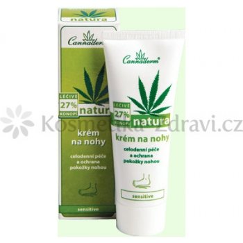 Cannaderm Natura krém na nohy 75 g