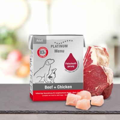 Platinum Menu Beef & Chicken 12 x 375 g – Hledejceny.cz