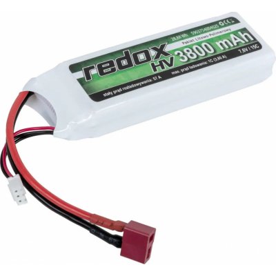 Dean-T Li-Pol akumulátor Redox High Voltage 7,6V 3800mAh 15C – Zboží Dáma