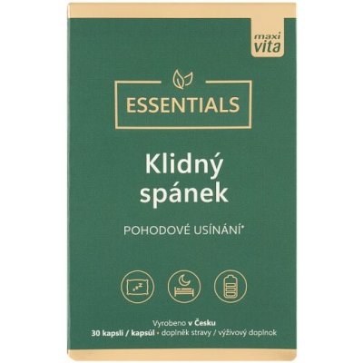 Maxi Vita Essentials Klidný spánek 30 kapslí – Hledejceny.cz