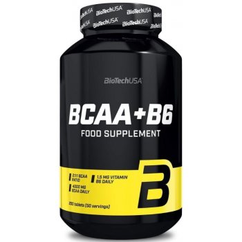 Biotech USA BCAA + B6 200 tablet od 369 Kč - Heureka.cz
