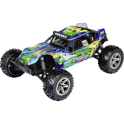 Reely Stagger střídavý Brushless RC model auta elektrický Buggy 4WD 4x4 100% RtR 2,4 GHz vč. akumulátorů nabíječky a baterie ovladače vč. 1:10 – Zboží Mobilmania