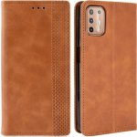 VSECHNONAMOBIL 149977 BUSINESS peněženkové pouzdro pro Motorola Moto G9 Plus hnědé – Zboží Živě