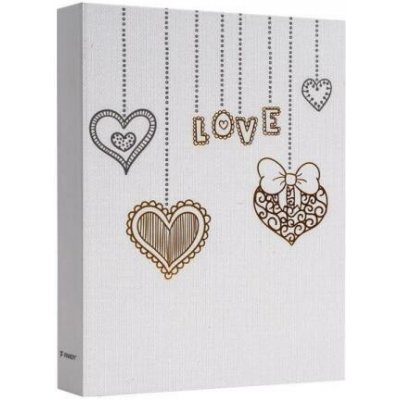 Svatební fotoalbum na 36 foto, 13x18, zasunovací DPH-5736W Hearts 1 – Sleviste.cz