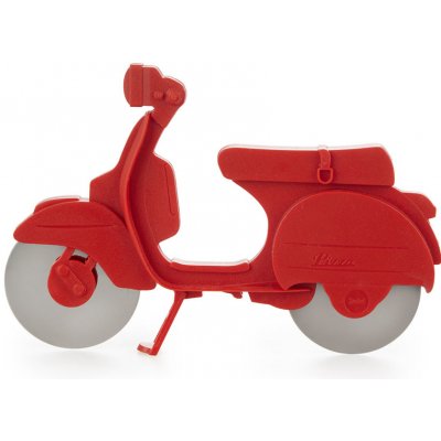 Balvi Kráječ na pizzu scooter červený 11,5 x 17,5 cm – Zboží Mobilmania