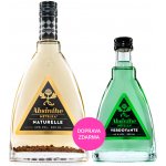 Metelka Absinthe Naturelle 60% 0,5 l + Metelka Absinthe Verdoyante 60% 0,2 l (2x holá láhev) – Zboží Dáma