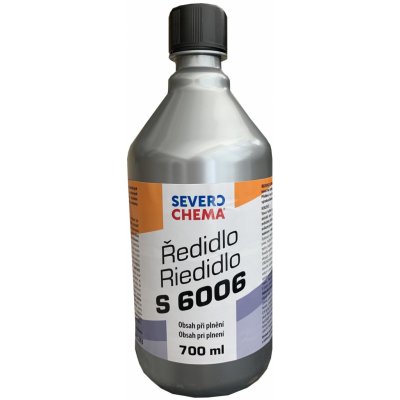 Severochema Ředidlo S 6006 k ředění olejových a syntetických nátěrových hmot 700 ml – HobbyKompas.cz