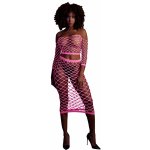 Ouch! Glow in the Dark Long Sleeve Crop Top and Long Skirt Neon Pink – Hledejceny.cz