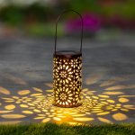 Haushalt International LED solární lucerna Zlatá záře - Květy – Sleviste.cz