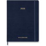 Moleskine Essential Vegea A4 týdenní 2026 modrý – Zboží Dáma