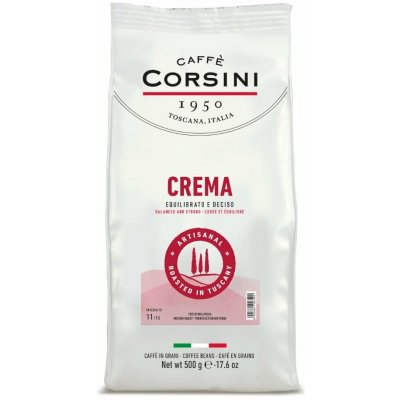 Caffé Corsini Toscana Crema zrnková 0,5 kg – Hledejceny.cz