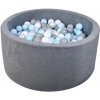 iMex 2839 Suchý bazén s míčky šedý