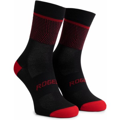 Rogelli Funkční ponožky HERO nejen pro cyklisty černočervené – Zboží Mobilmania