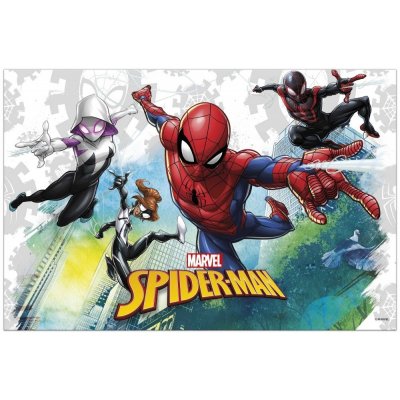 Javoli Plastový ubrus Spiderman Team Up 120x180 cm