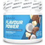BioTech Flavour Power coconut white chocolate 160 g – Zboží Mobilmania