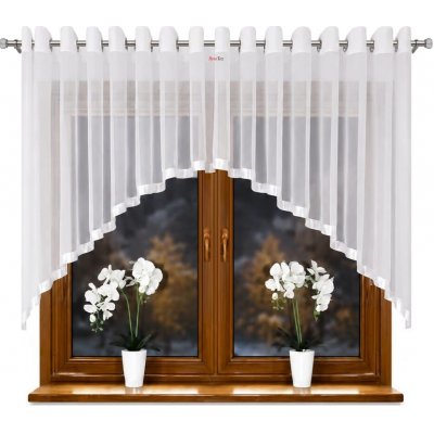 Fliying Hotová voálová záclona s kroužky Amelise 400x135 cm – Hledejceny.cz