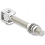 Feldmann Nerezový pant 130–M16-VA pro bránu a vrata pro ocelový sloupek - regulovatelný provařovací k přišroubování, závit M16 130-M16-VA – Hledejceny.cz