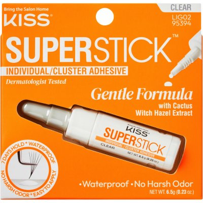 KISS Superstick Glue lepidlo na umělé řasy Clear 6.5 g – Hledejceny.cz