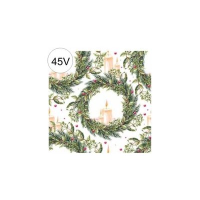 PAHA apírové ubrousky vánoční 3V 20ks 33cm 45V – Zboží Dáma